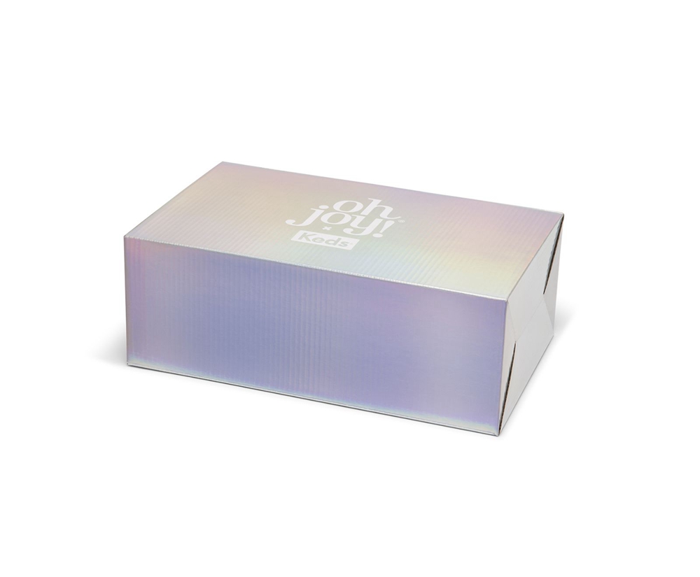 Keds Muły Damskie Białe - Oh Joy! Double Decker Skórzane - 31609IDJQ